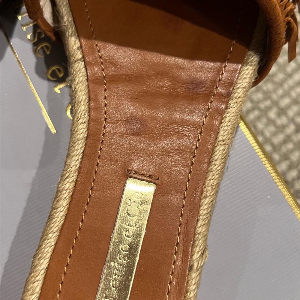 Louise et Cie Brown Fringe Women's Sandals size 5.5 - Picture 4 of 8